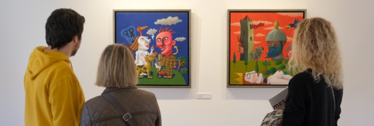 Esta mostra coletiva em Oeiras reúne obras de pintura, desenho e fotografia