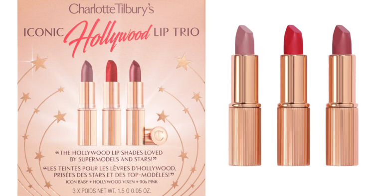 Trio de batons Charlotte Tillbury (33€)
