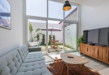 O alojamento a 15 minutos da praia com um terraço (mesmo) privado