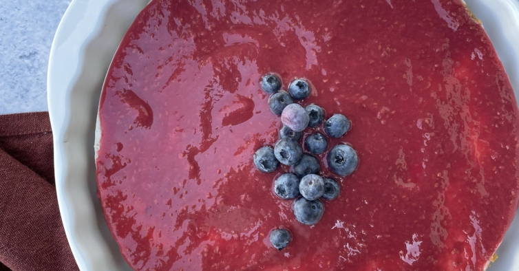 Cheesecake de frutos vermelhos